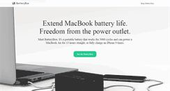Desktop Screenshot of getbatterybox.com
